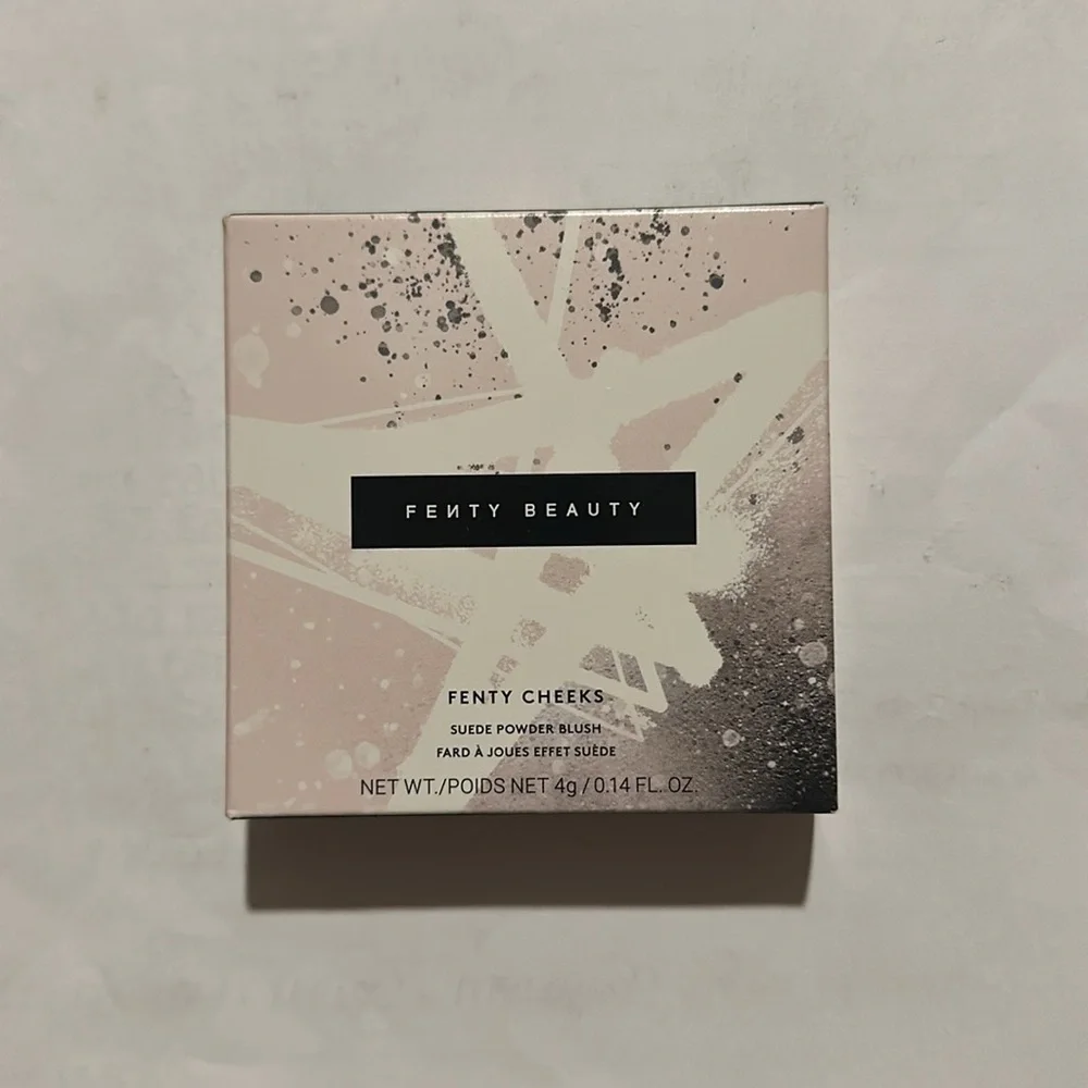 NWT,‎ FENTY CHEEKS SUEDE POWDER BLUSH, Shade Lolly Poppy